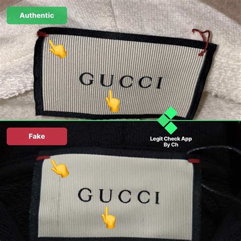 fake not gucci jacket|Gucci neck tag.